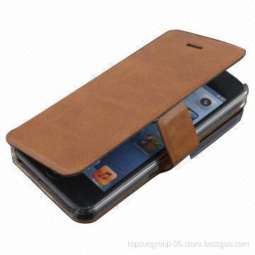 Leather Cover for iPhone 5/Samsung S4